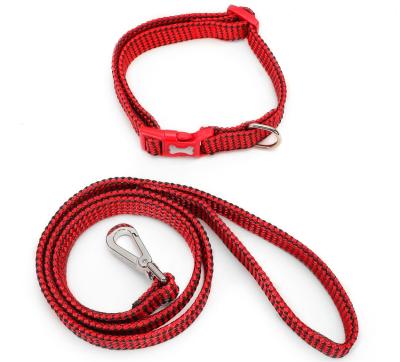 China Fashion Soft Nylon Cotton With Log Dog Cat Pet Collar Carrying Cable For Dog Pet Place for sale