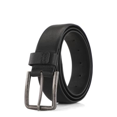 China Fashion.Casual.Business Single Side Stitching Stretch PU Leather Belt For Men for sale