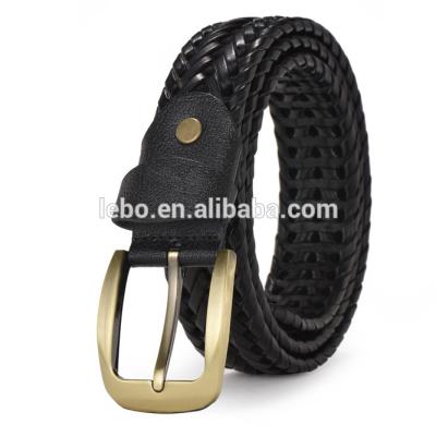 China ALLOY men fashion jeans trousers braided belts italian bonded leather belts for sale