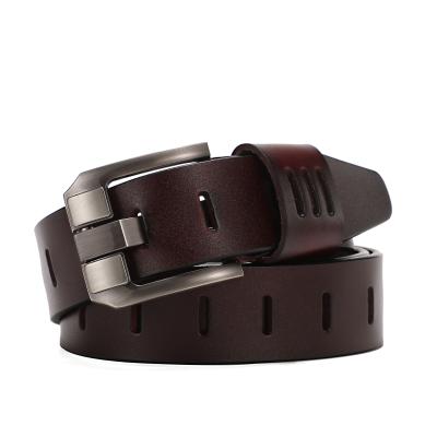 China Soft Whole Belt Punched Holes Leather Belt Wholesale 100% Leather Belts for sale