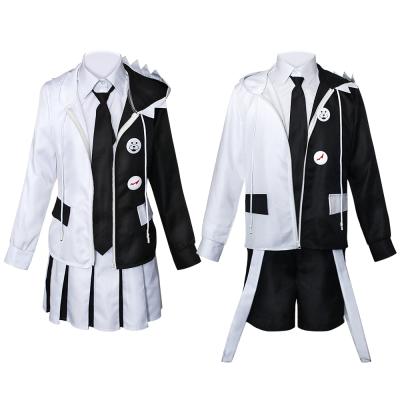 China Anime Mol Danganronpa V3 Killing Harmony Monokuma Unisex Coat Shirt Link Skirt Full Cosplay Costume for sale