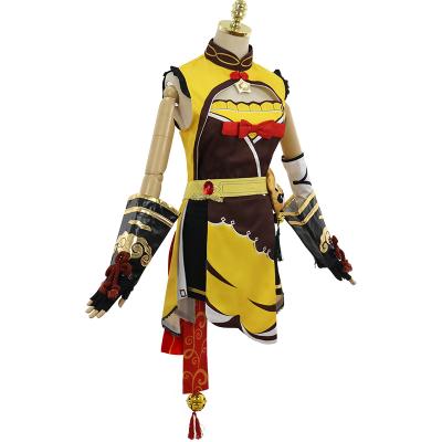 China Original Fashion God Xiangling Series Anime Genshin Impact Cosplay Costume Dress Costume For Girls for sale