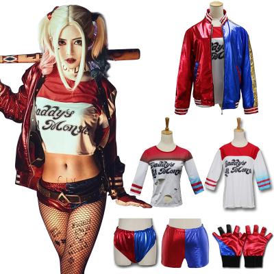 China Super Collectible Polyester Halloween Kids Adults Cosplay Suicide Squad Thug Party Joker Costume for sale