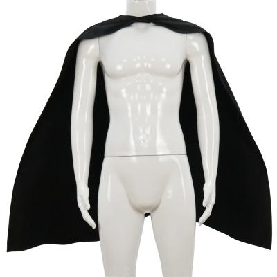 China Polyester Bisht Fine Coat Black Robe Desert Quality Arabian Robe Thobe Saud For Men for sale