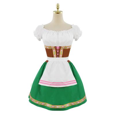 China Fashion Beer Germany Skirt Plus Size Shop Toga Dress Cosplay Anime With Apron for sale