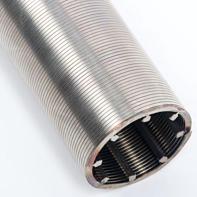 China Factory Parabolic Wedge Wire Screen 0.5mm Ss Slot 304 Wedge Wire Profile v Wire Arc Screen for sale