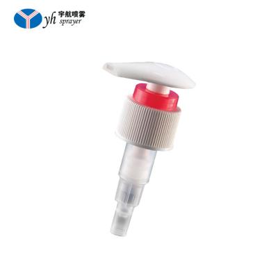 China Lotion Pump No Spill Down Lock Soap Lotion Pump Screw Lotion Pump for sale