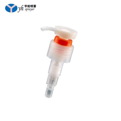 China Lotion Pump No Spill Customzied Color Ribbed Colore Lotion Pump For Bottle for sale