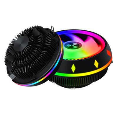 China Computer Case AIO 3pin Heat Pipes Radiator 120mm 90mm PC Case Fan ARGB RGB RGB CPU Cooler for sale