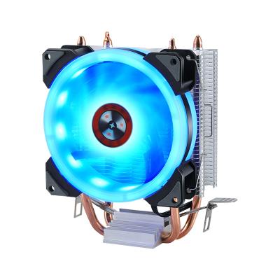 China RGB Radiator Aluminum Copper Radiator Computer Case Pipe PC Air Cooler CPU Hydraulic Ratio Cooler for sale