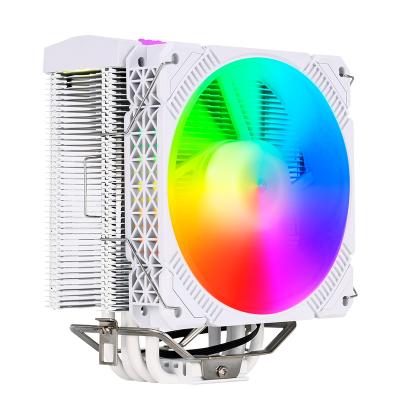 China Newest Arrivals 160W Computer Case White Computer Cooler CPU Fan For PC Case 12025MM Disipador Air Cooling Gaming Fans for sale