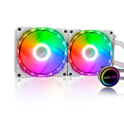 China All-in-one Cooler Computer Case RGB CPU PC Water Cooling Heatsinks Fans Cooler for sale