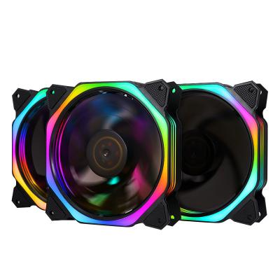 China Silent computer case high performance CPU radiator RGB fan 6 pin and 4 pin120mm PC hardware and software fan for sale