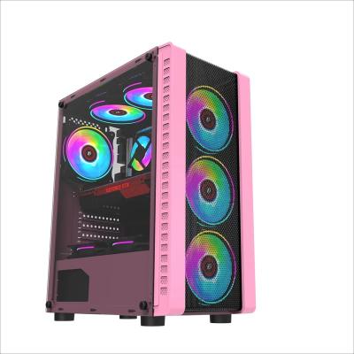 China With Side Panel Window Mini-itx Atx Anime Desktop PC Gamer Towers Gaming Computer Cases for sale