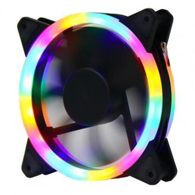 China Factory OEM/ODM RGB 120MM 12cm 3pin 4 Pin Mute Easy Install Cheap RGB Computer Case Lights Cooling Computer Fan Case Fan PC Cooling Fan for sale