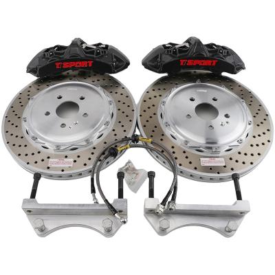 China 6 pot auto brake systems brake caliber with 355*32mm/380*34mm/*405*34mm disc full set for Honda Toyota Camry big brake kit for sale