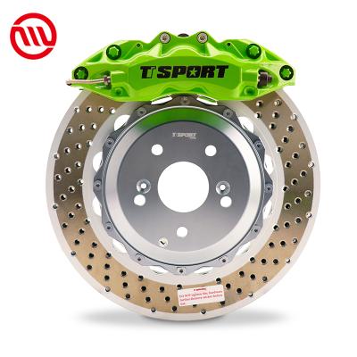 China TTSPORT TT9040 Auto Brake Systems Modified Big Brake Kit 6 Piston Caliber Drilled Brake Disc 18/19 Inch For Kia/Civic/BMW for sale