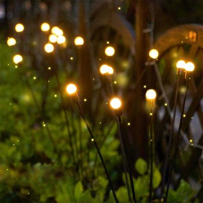 China Garden Solar LED Light Outdoor Garden Decoration Landscape Lights Firework Firefly Lawn Lamps Country House Terrace Balcony Decor Lamp for sale