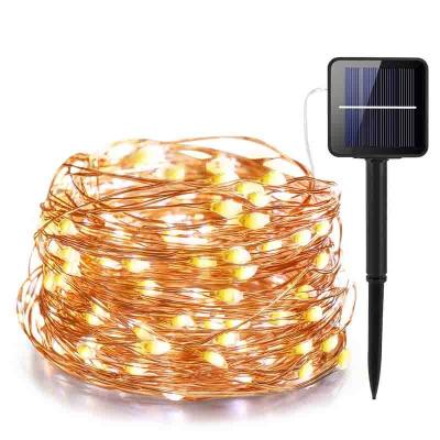 China Garden Solar String Fairy Lights 5m 50LED / 30M 300 LED Waterproof Outdoor Garland Solar Power Lamp Christmas For Garden Decoration for sale