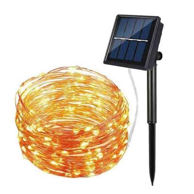 China Garden LED Solar Fairy Lights Lamp Outdoor 7M 12M 22M LEDs String Waterproof Holiday Party Garland Solar Garden Christmas Lights for sale