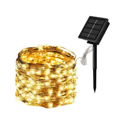 China Garden Solar String Fairy Lights 10m 100LED / 5M 50 LED Waterproof Outdoor Garland Solar Power Lamp Christmas For Garden Decoration for sale