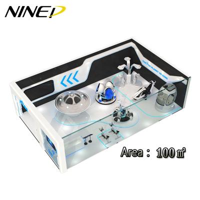 China Amusement/theme park/shopping. Outdoor VR children playground equipment VR theme park one stop design game zone vr 9d virtual reality cinema for sale