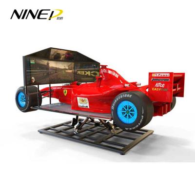 China F1 Car Racing Simulator Electric System 3 Screen 360 Degree F1 Car Racing L1.8W1.6H2.2(m) for sale