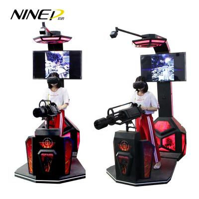 China Fully Immersive Top Simulator VR Shooting VR Experience Gatling VR Games for sale