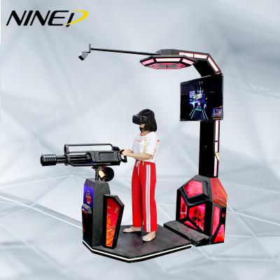 China 2021 New Arrivals Arcade Shooting Simulator Gun Gatlin Shooting VR Shooting Game Machine 9D VR Interactive Cinema for sale