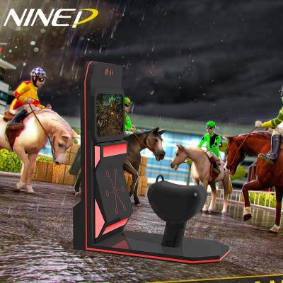 China High benefit new arcade equipment 9d game simulator 9d horse riding vr VR HORSE for sale