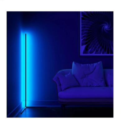 China Modern Modern Atmosphere Increase LED Remote Control Floor Lamp For Bedroom RGB Dreamy Color Corner Lights for sale