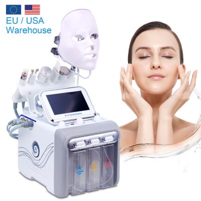 China For Commercial Small Bubble Hydraulic Facial Machine With Led 7 In 1 Professional Machine High Quality Mask Microdermabrasion for sale