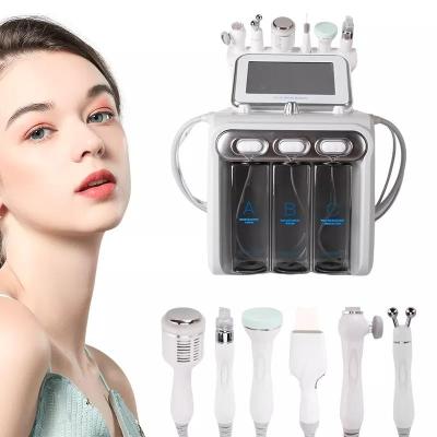 China For Commercial 2022 New High Power 7 in 1 Dermabrasion Small Bubble Facial Skin Care Vacuum Face Cleanser Jet Peel Beauty Machine for sale