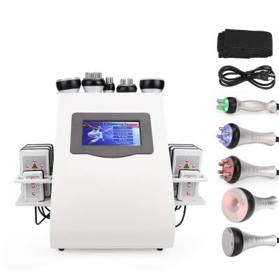 China ZOIMA Eco-friendly Multifunctional 6 in 1 Lipo Laser RF Vacuum Cavitation System Body Shaping Slimming Beauty Machine for sale