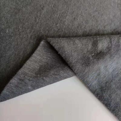 China Viable Pure Color Plain Fabric 100% Jersey Knitting Canvas Fabric For Garment for sale