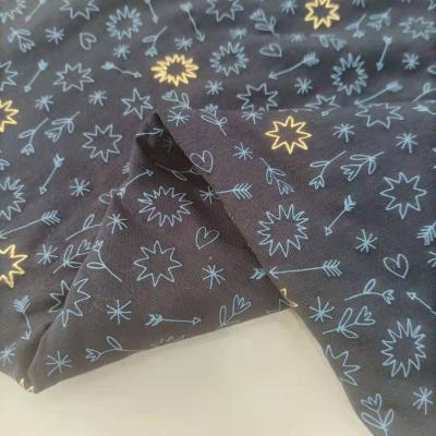 China Sustainable High Quality Fashion Knitted Fabric Modal Spandex Foil Printed Jersey Fabric for sale