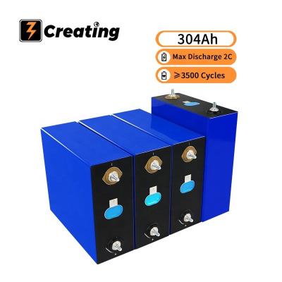 China New Arrival Toys Grade A 300Ah 304Ah 310Ah 12V Lithium Ion Lifepo 4 Battery Cell for sale