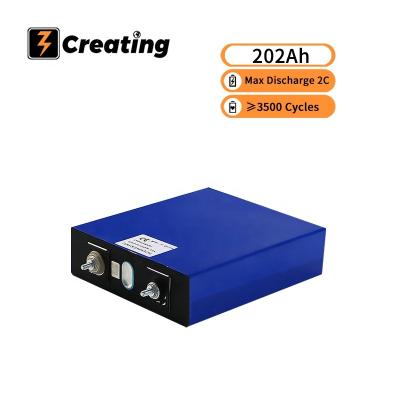 China Power Tools 3.2V Lishen Solar Battery 200Ah for 12V 24V 48V Solar System for sale