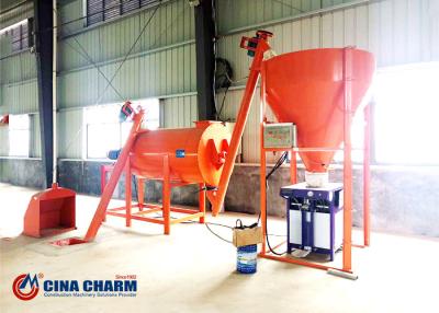 China Colored Coating Dry Mortar Mixer Machine 165mm Diameter Feeding Screw Conveyor for sale