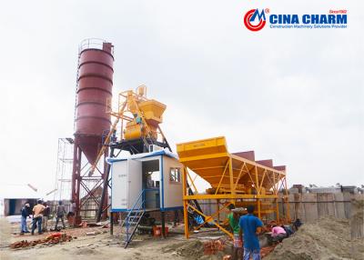 China Pequeña instalación de producción concreta PLD800, procesamiento por lotes por lotes concreto HZS35 y planta de mezcla en venta