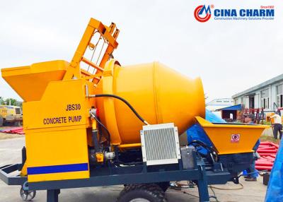 China Small Capacity Concrete Mixer Pump Customized Color 300m Horizontal Conveying Distance for sale