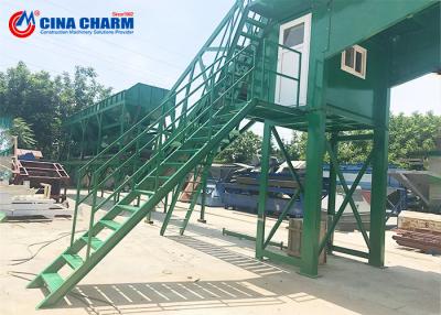 China 75m3 / H Mobile Ready Mix Concrete Plant , Yhzs75 Automatic Batching Plant for sale