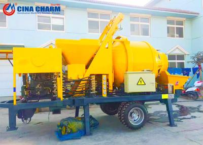 China Diesel 40m3 / H Concrete Mixer Pump JB40R Model With 100m Free Pipes / Spare Parts diesel engine for sale