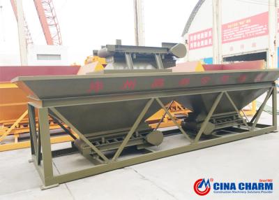 China Three - Hopper Concrete Batching Machine PLD1200 Model 4 * 4kw Power Heavy for sale