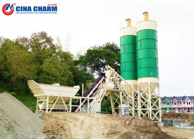 China Free Foundation Automatic Concrete Batching Plant Ready Mixed Twin Shaft Mixer for sale