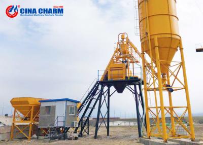 China Building Equipment Automatic Concrete Batching Plant Hzs75 Model Dry / Wet Type for sale