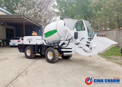 China 2 Cubic Meter Batch Type Self Loading Concrete Mixer High Speed Productivity for sale