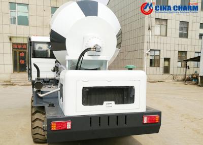 China Hydraulic Self Loading Concrete Mixer 4m3 Capacity 7.5×2.3×3.2m Dimension for sale