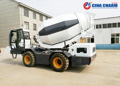 China Water Supply Self Loading Transit Mixer , Ready Mix Mobile Concrete Mixer Truck for sale