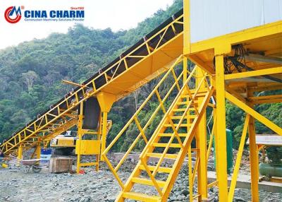 China HZS60 60m3 Dry Mix Concrete Batching Plant Ready Mixing 4.1m Discharge Height for sale